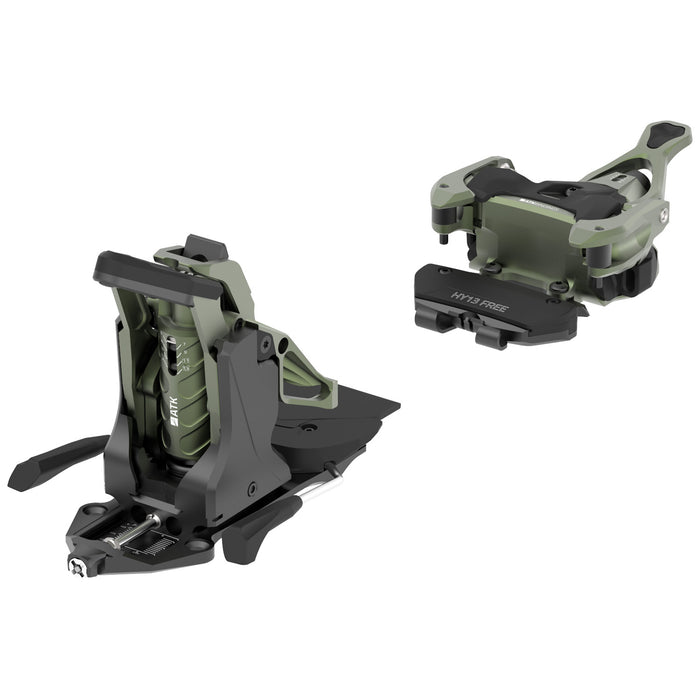 ATK HY 13 Free Alpine Touring Ski Bindings 2027 Camo Green