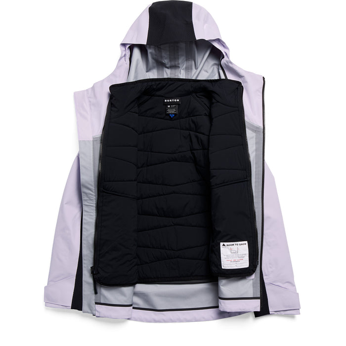 Burton Outbeam 3L System Jacket - Kids' Moondust Purple/True Black