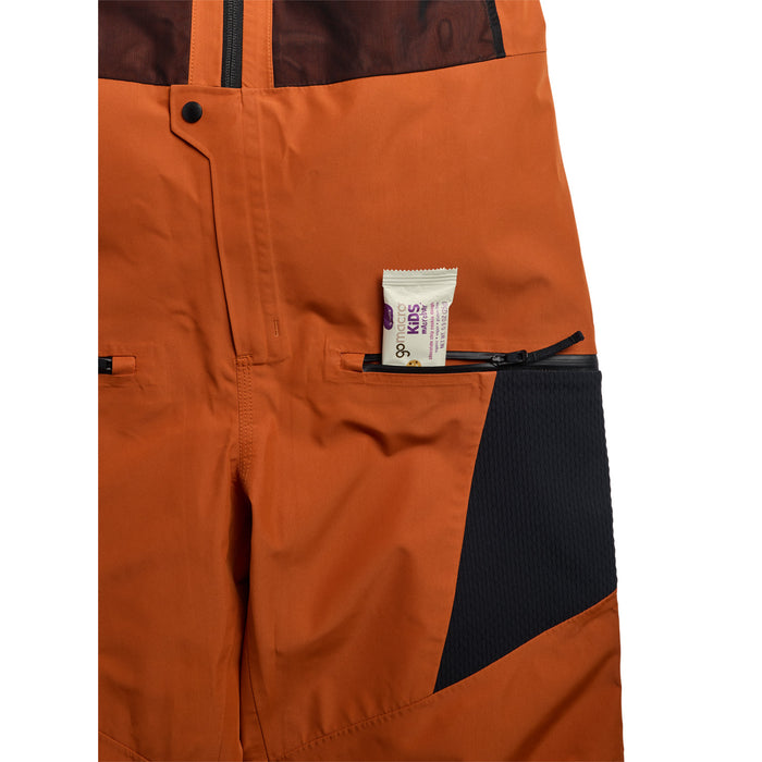 Burton Outbeam 3L Bibs - Kids' Spiced Chai/True Black