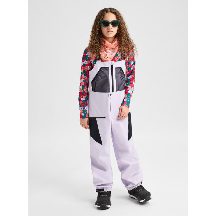 Burton Outbeam 3L Bibs - Kids' Moondust Purple/True Black