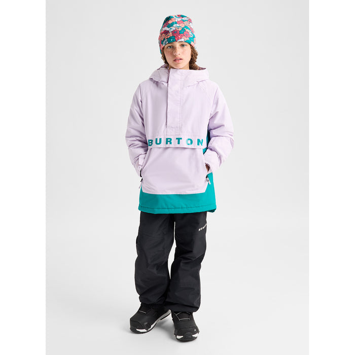 Burton Frostner 2L Anorak - Kids' Moondust Purple/Pacific Teal