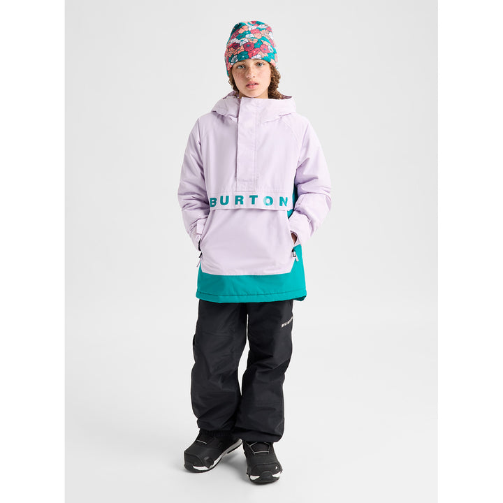 Burton Frostner 2L Anorak - Kids' Moondust Purple/Pacific Teal
