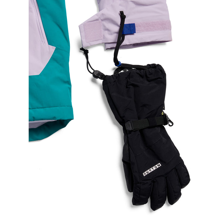 Burton Frostner 2L Anorak - Kids' Moondust Purple/Pacific Teal