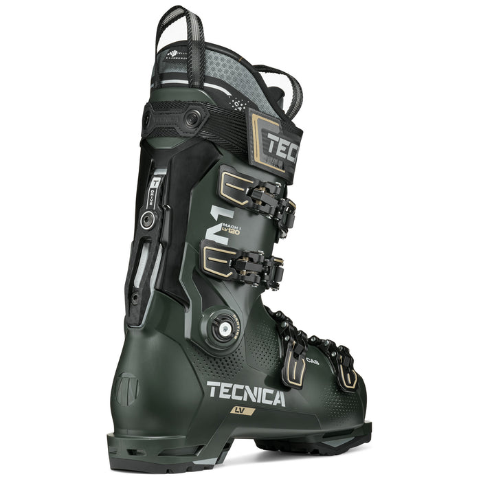 Tecnica Mach1 LV 120 Ski Boots 2027 Dark Progressive Green