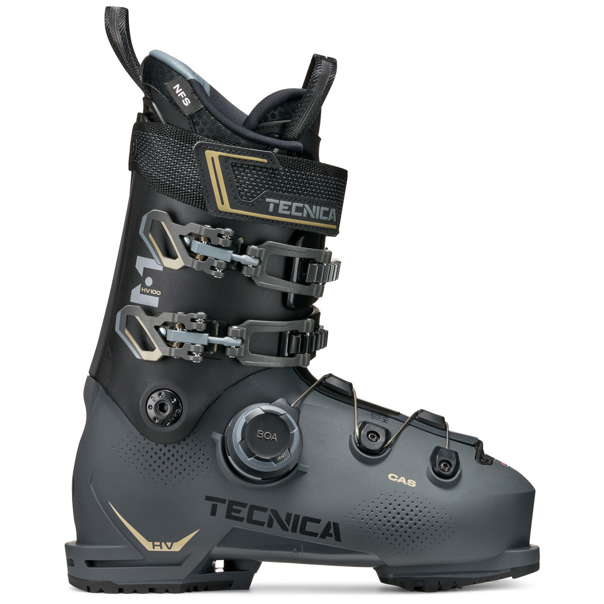 Tecnica Mach BOA HV 100 Ski Boots 2027 Race Grey