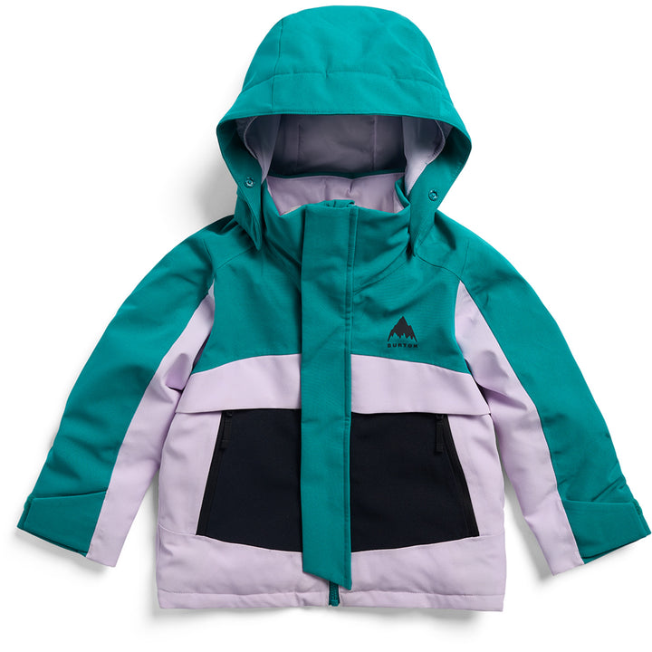 Burton Ascutney 2L Jacket - Toddlers' Pacific Teal/Moondust Purple/True Black