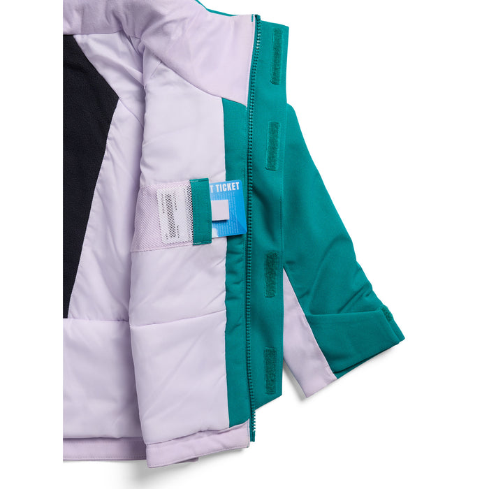 Burton Ascutney 2L Jacket - Toddlers' Pacific Teal/Moondust Purple/True Black