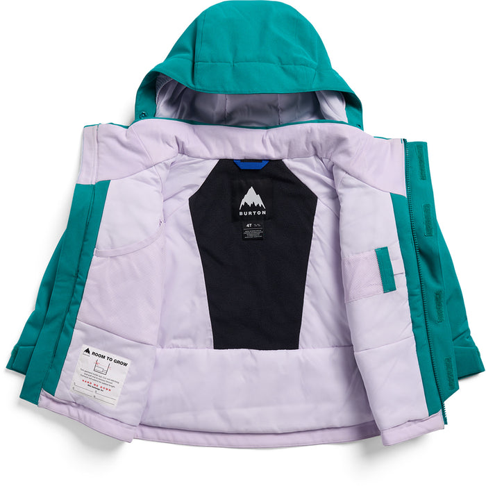 Burton Ascutney 2L Jacket - Toddlers' Pacific Teal/Moondust Purple/True Black