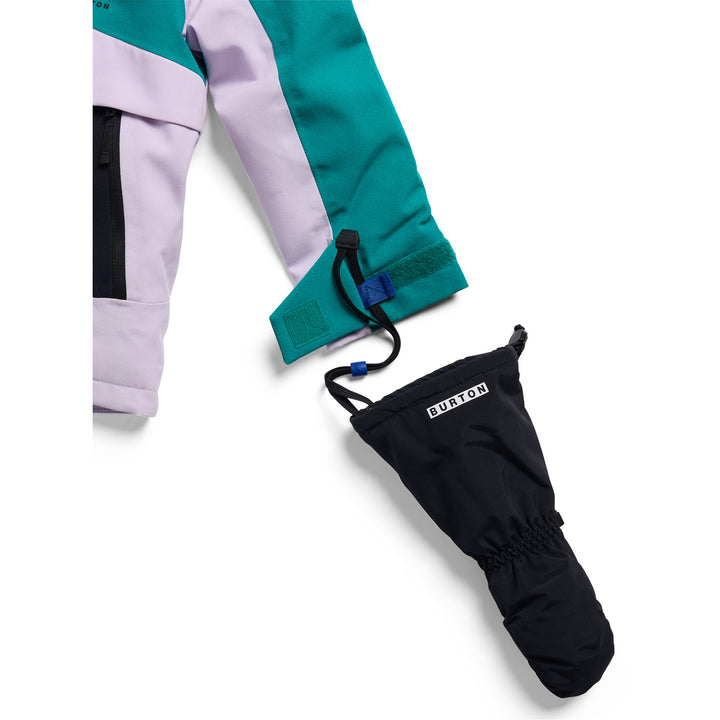 Burton Ascutney 2L Jacket - Toddlers' Pacific Teal/Moondust Purple/True Black