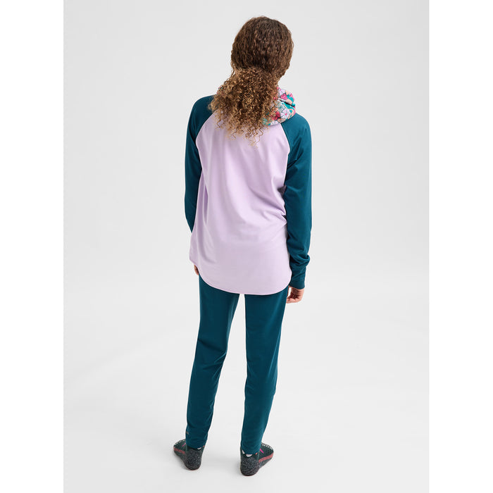 Burton Midweight Base Layer Set - Kids' Atlantic Teal/Moondust Purple