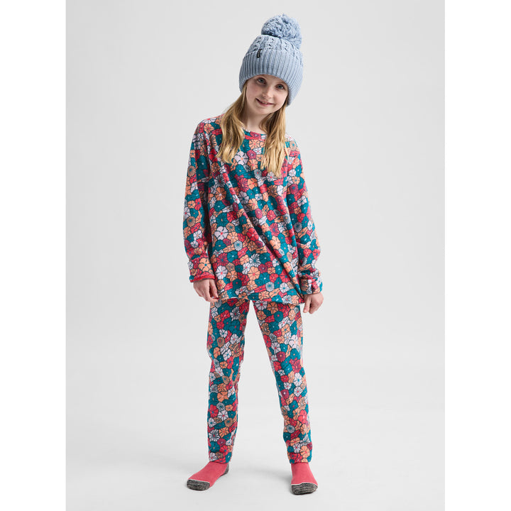 Burton Heavyweight Fleece Base Layer Set - Kids' Pop Floral