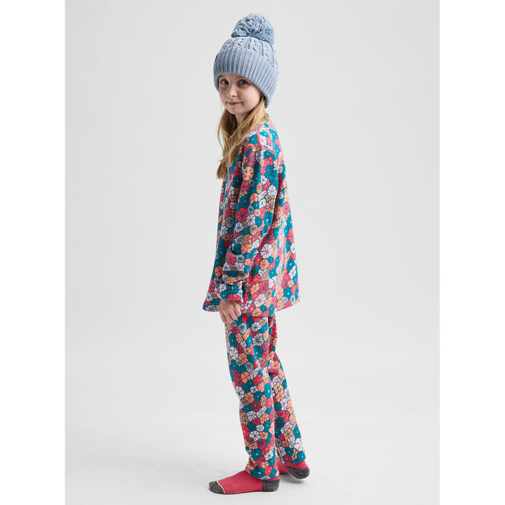 Burton Heavyweight Fleece Base Layer Set - Kids' Pop Floral