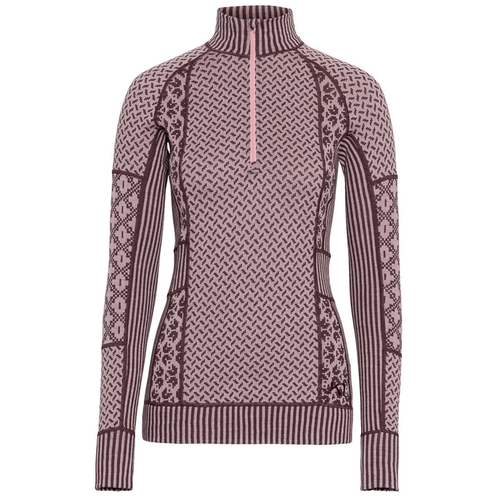Kari Traa Smekker Half-Zip Top - Women's Cocoa Powder