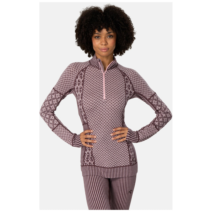 Kari Traa Smekker Half-Zip Top - Women's Cocoa Powder