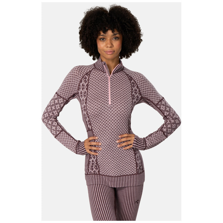 Kari Traa Smekker Half-Zip Top - Women's Cocoa Powder