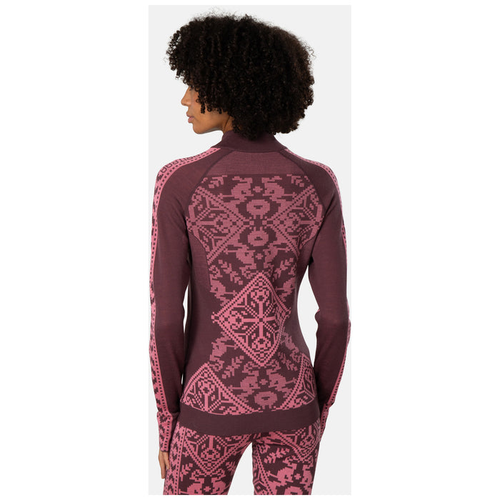 Kari Traa Saga Half Zip Top - Women's Cocoa Powder