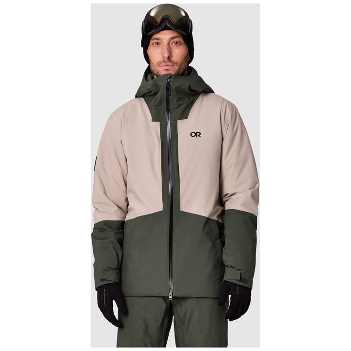 Outdoor Research Snowcrew Jacket - Men's Dark Laurel/Pro Khaki