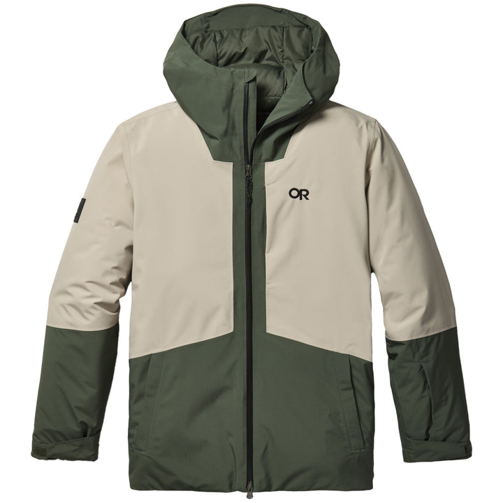 Outdoor Research Snowcrew Jacket - Men's Dark Laurel/Pro Khaki