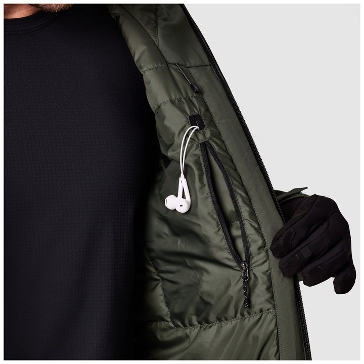 Outdoor Research Snowcrew Jacket - Men's Dark Laurel/Pro Khaki