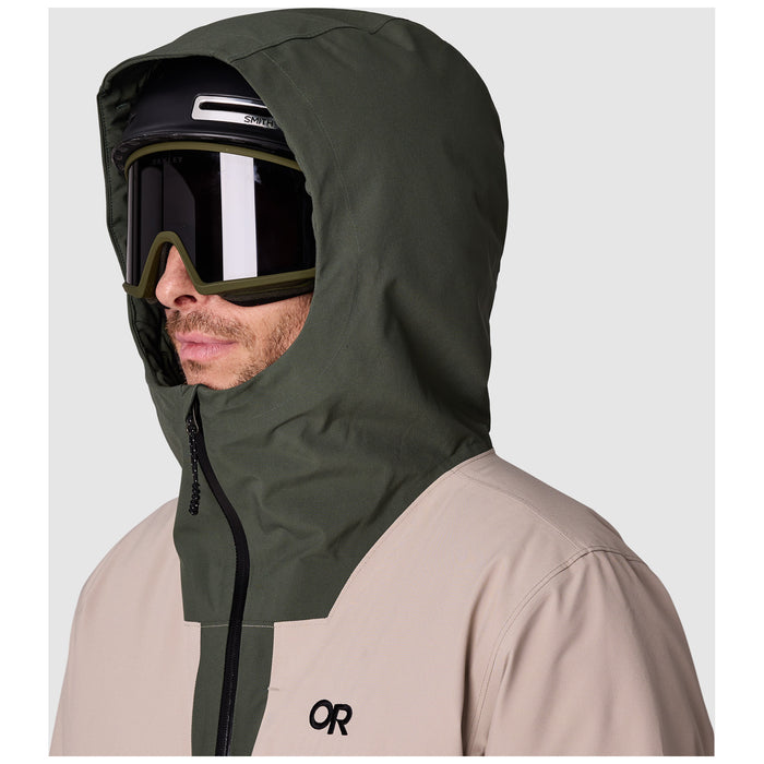 Outdoor Research Snowcrew Jacket - Men's Dark Laurel/Pro Khaki
