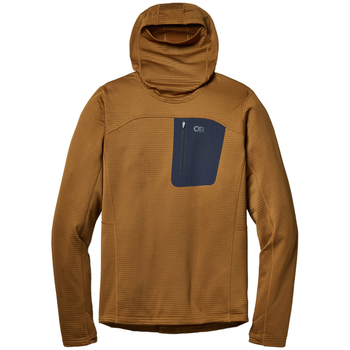 Outdoor Research Vigor Grid Fleece Pullover Hoodie - Men's Pecan
