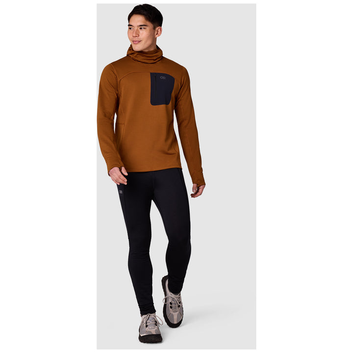 Outdoor Research Vigor Grid Fleece Pullover Hoodie - Men's Pecan