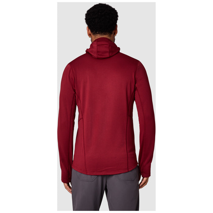 Outdoor Research Vigor Grid Fleece Pullover Hoodie - Men's Vermillion