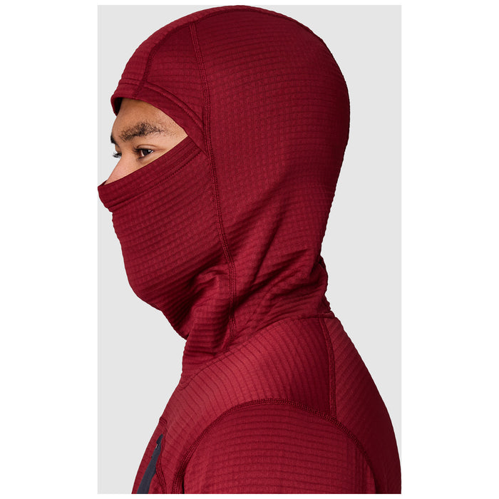 Outdoor Research Vigor Grid Fleece Pullover Hoodie - Men's Vermillion