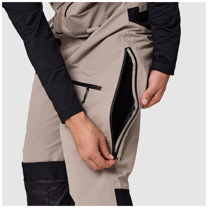 Outdoor Research Powderverse Bibs - Men's Pro Khaki/Black