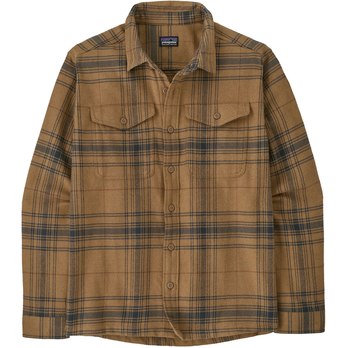Patagonia Fjord Flannel Shirt - Men's Dissolve: Slab Khaki