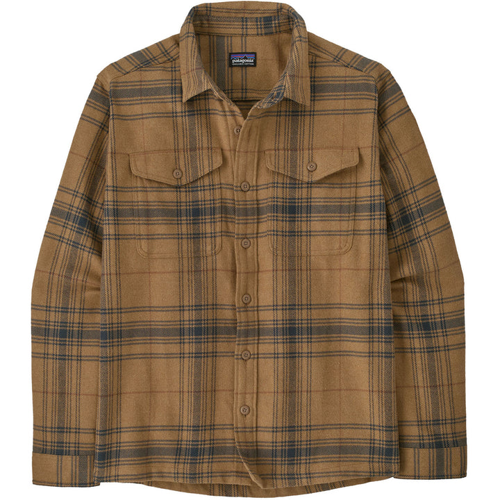 Patagonia Fjord Flannel Shirt - Men's Dissolve: Slab Khaki