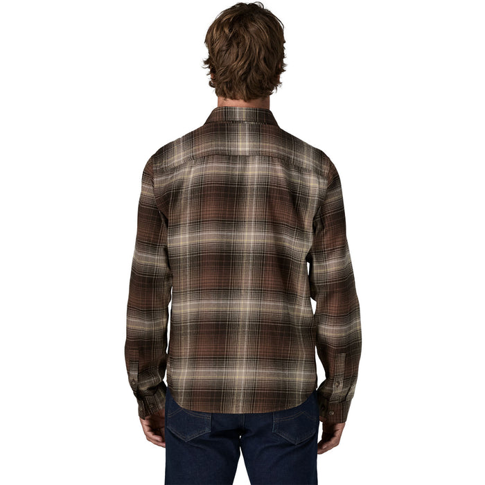 Patagonia Long-Sleeve Lightweight Fjord Flannel Shirt - Men's Melting Ombre: Den Brown