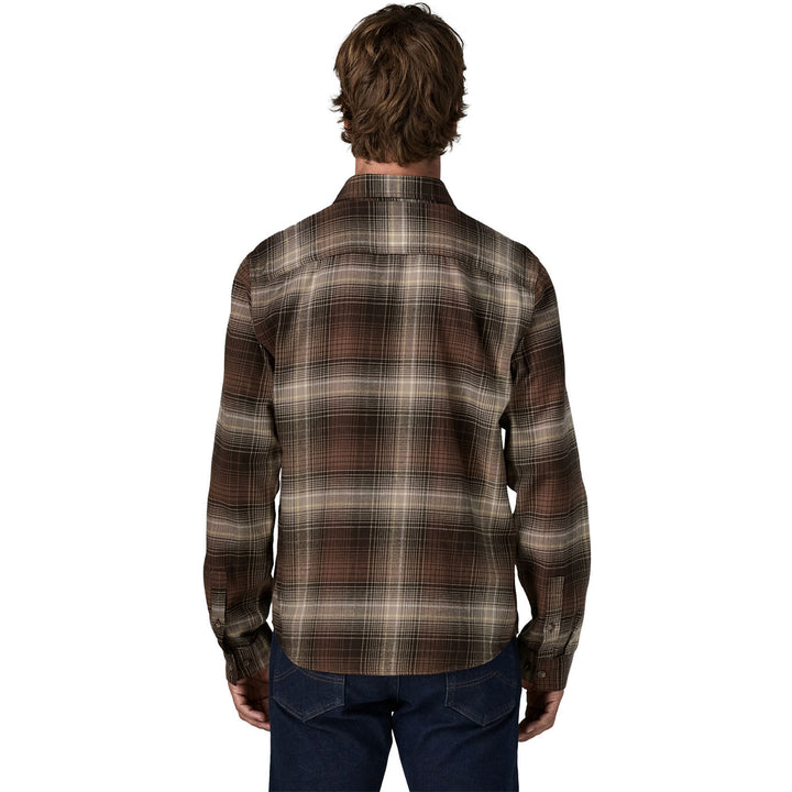 Patagonia Long-Sleeve Lightweight Fjord Flannel Shirt - Men's Melting Ombre: Den Brown