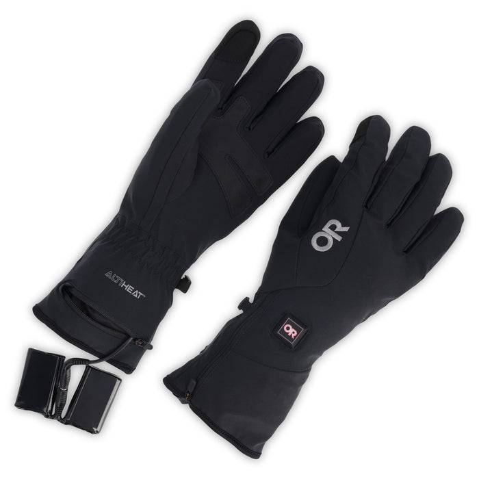 Outdoor Research Sureshot Heated Softshell Gloves Solid Black