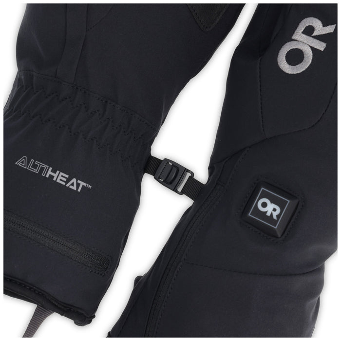 Outdoor Research Sureshot Heated Softshell Gloves Solid Black