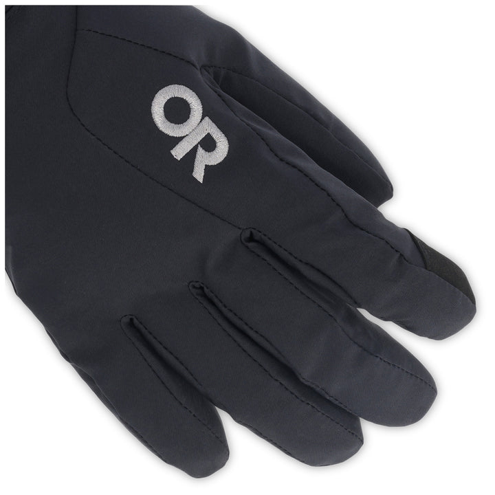 Outdoor Research Sureshot Heated Softshell Gloves Solid Black
