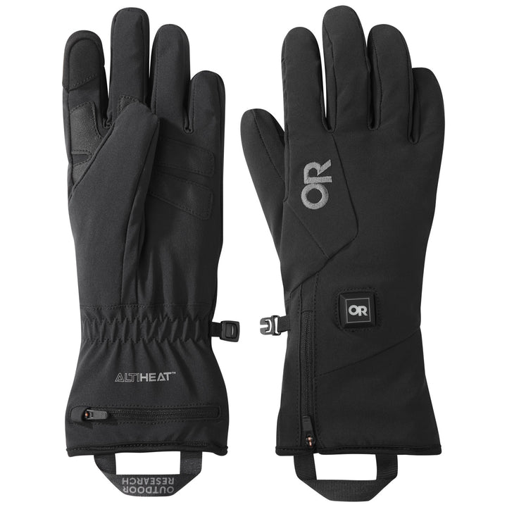Outdoor Research Sureshot Heated Softshell Gloves - Women's Solid Black