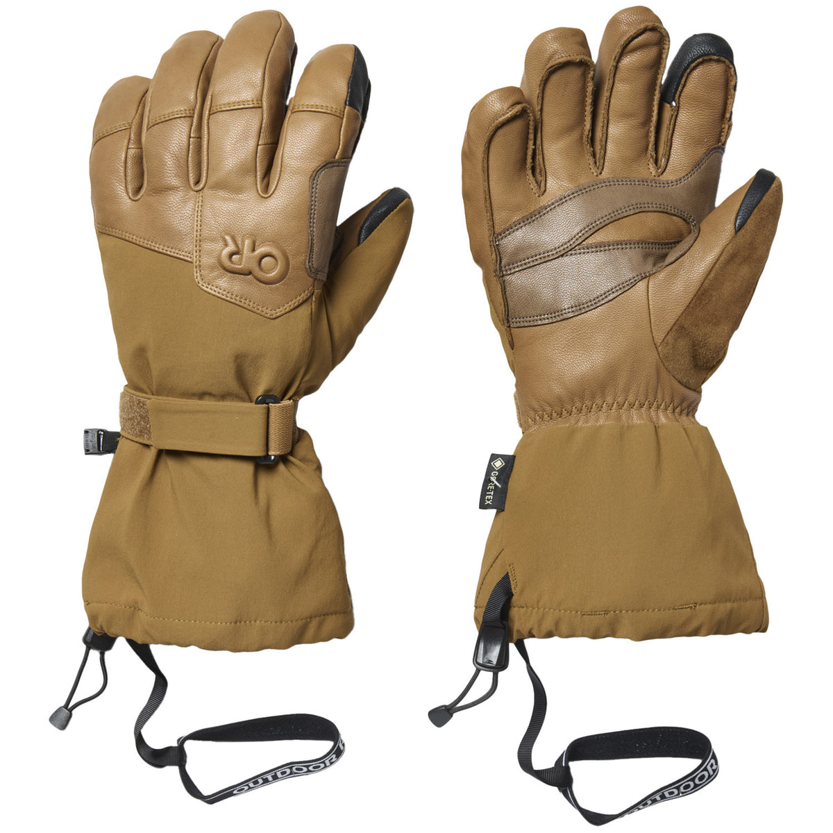 Outdoor Research Team Gauntlet GORE-TEX Gloves Dark Natural