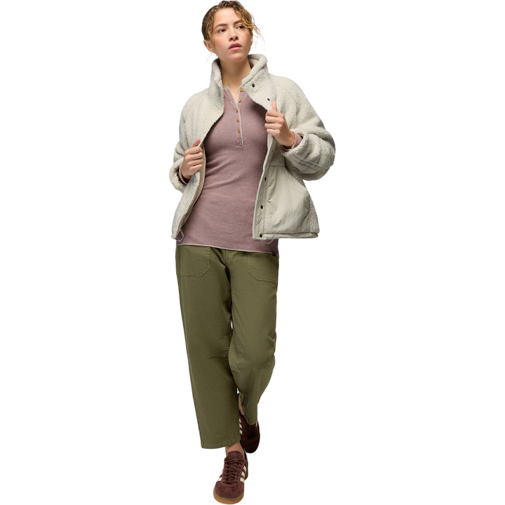 Prana Encinitas Fleece Jacket - Women's Beach Pebbles