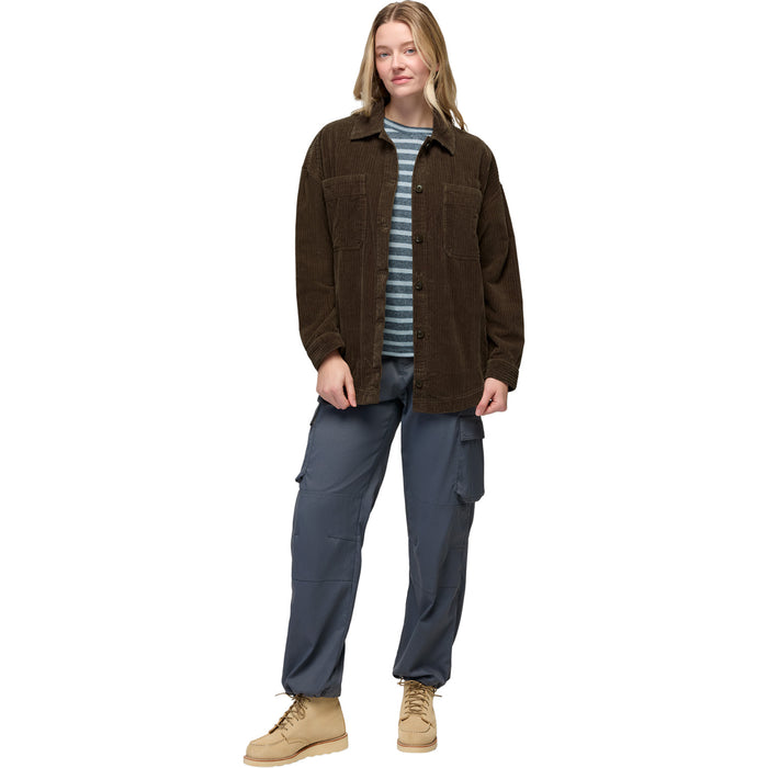 Prana Annie's Canyon Cord Shacket - Women's Dark Roast