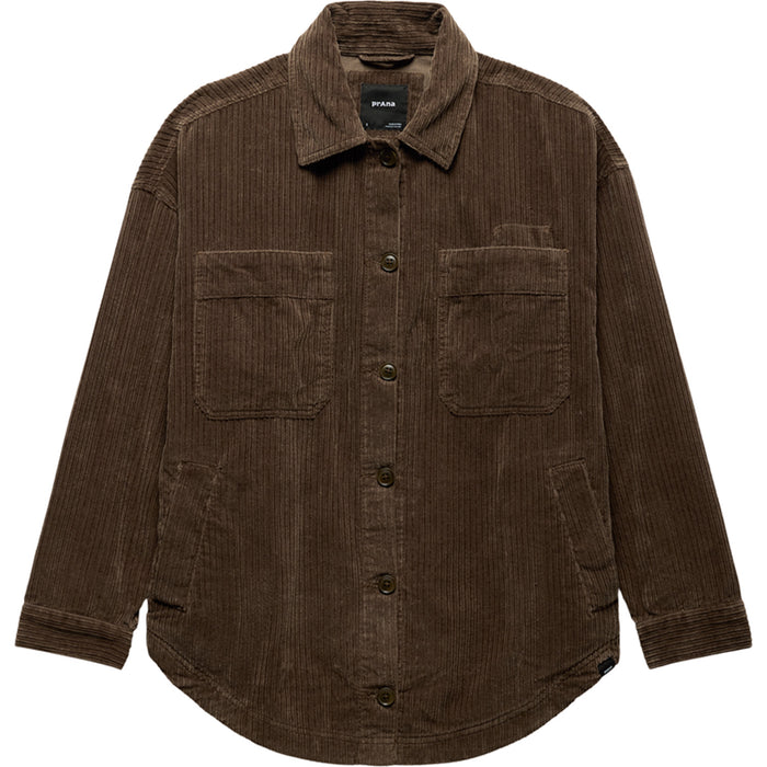 Prana Annie's Canyon Cord Shacket - Women's Dark Roast