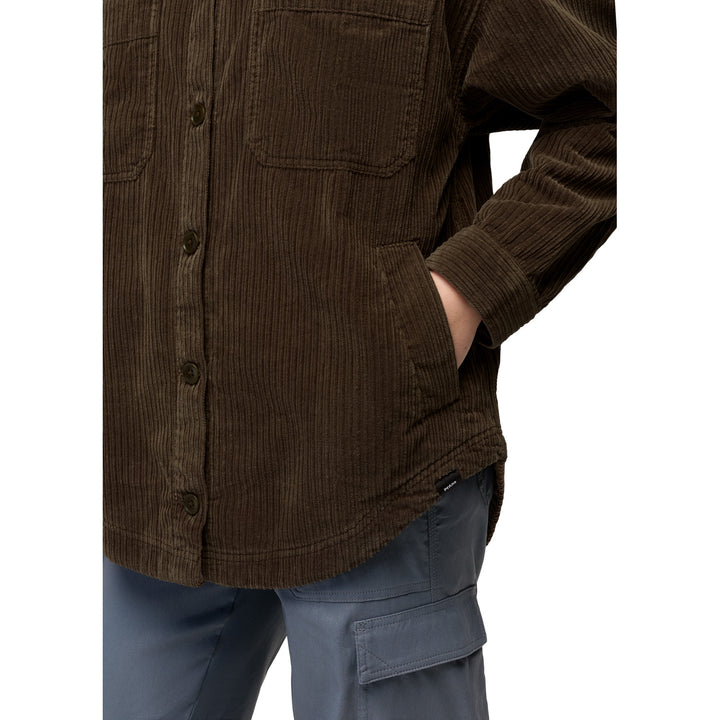 Prana Annie's Canyon Cord Shacket - Women's Dark Roast