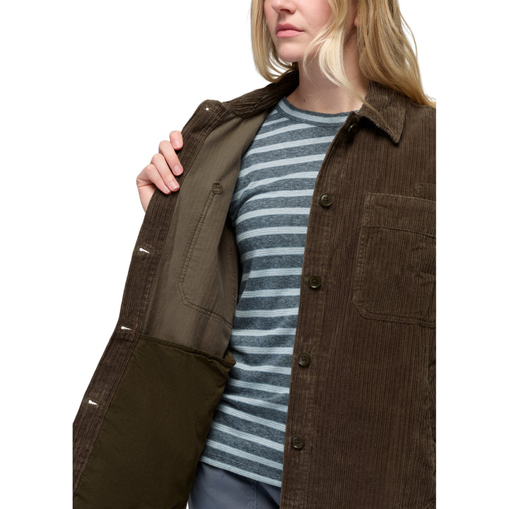 Prana Annie's Canyon Cord Shacket - Women's Dark Roast
