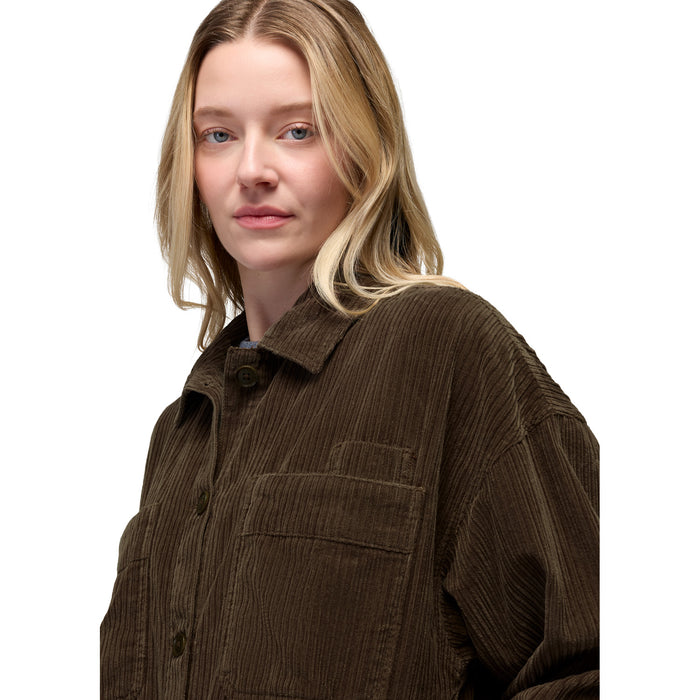 Prana Annie's Canyon Cord Shacket - Women's Dark Roast