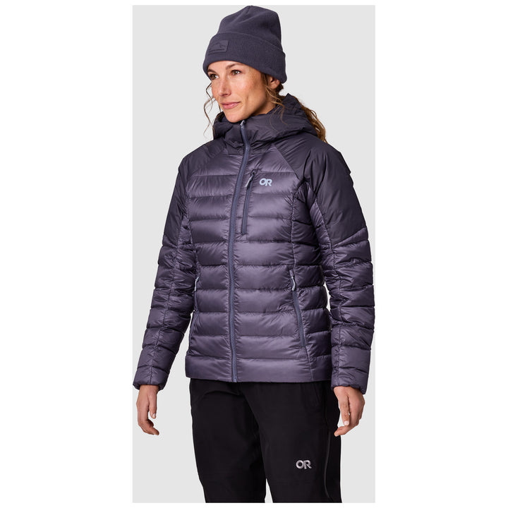 Outdoor Research Helium Down Hoodie - Women's Smoky Quartz