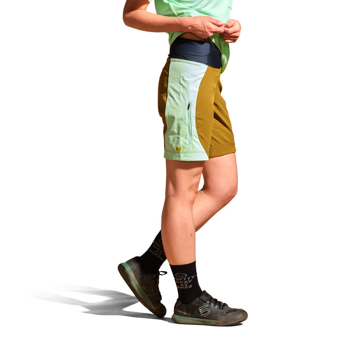 Curious Creatures Sun Dog Shorts - Women's Fir Green & Graciously Green