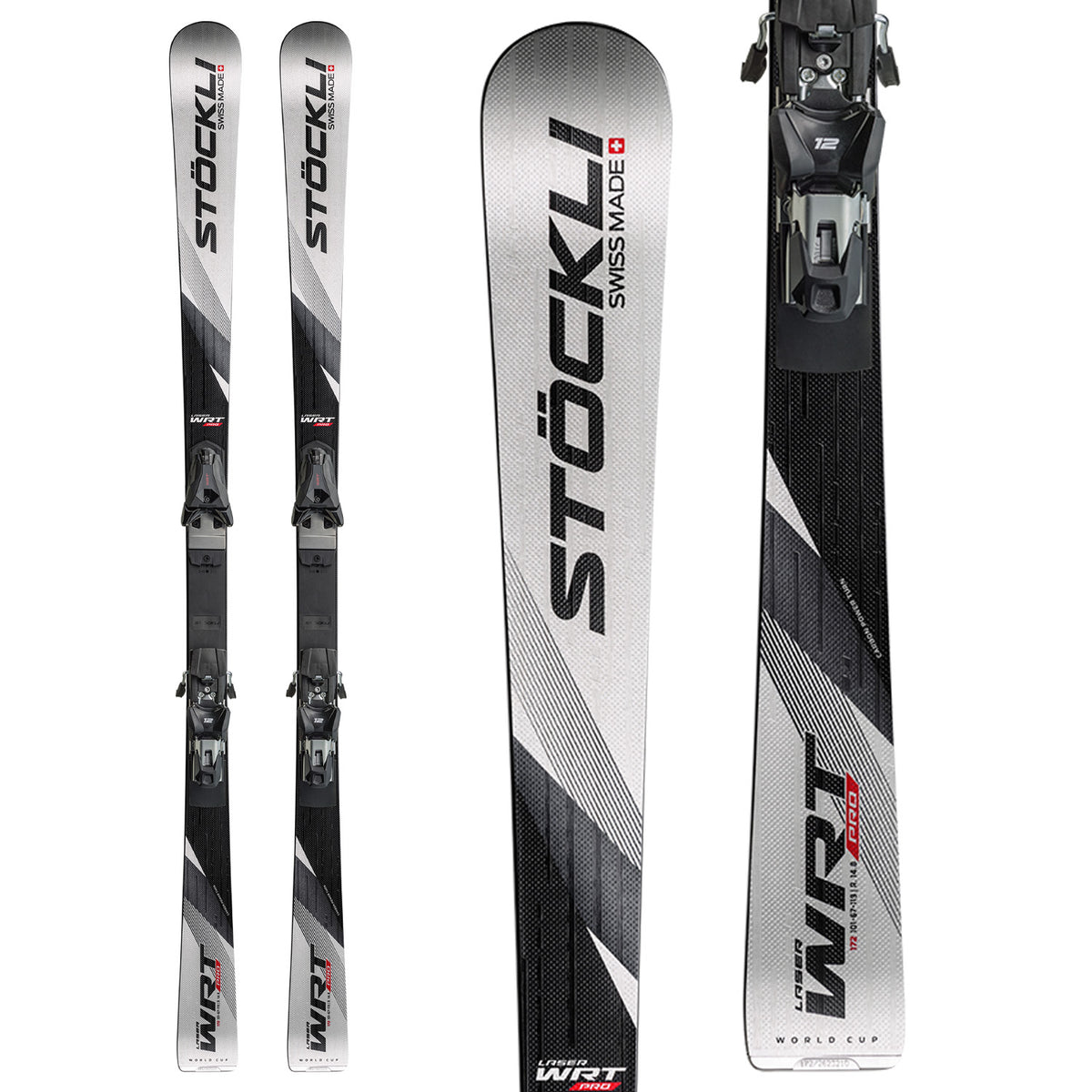 Stöckli Laser WRT Pro Skis + SRT12 Bindings 2027