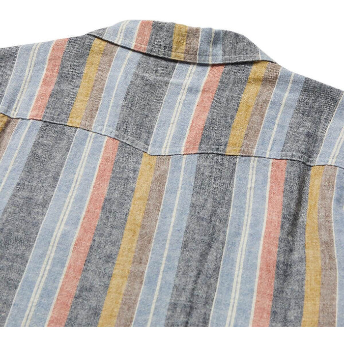 Seager Whippersnapper Shirt - Men's Washed Stripe Navy