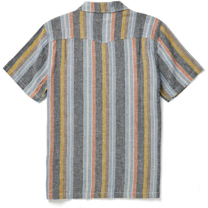Seager Whippersnapper Shirt - Men's Washed Stripe Navy