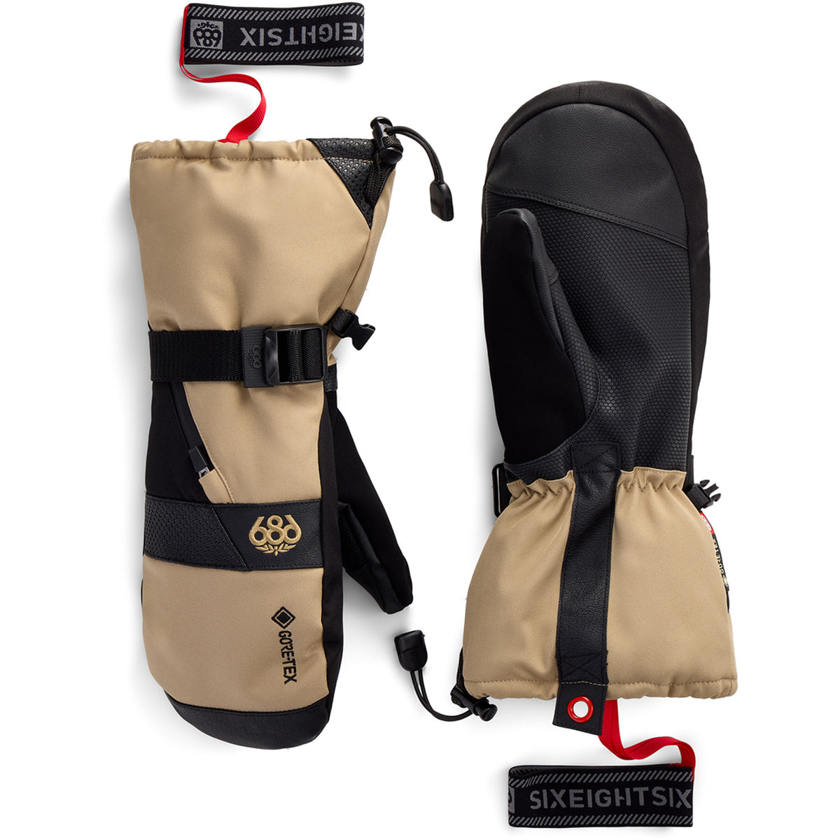 686 GORE-TEX SMARTY 3-in-1 Gaunlet Mittens Khaki